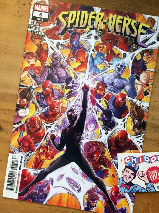 Comic - Spider-verse #6 Spider-man Multiverse 1era Aparición