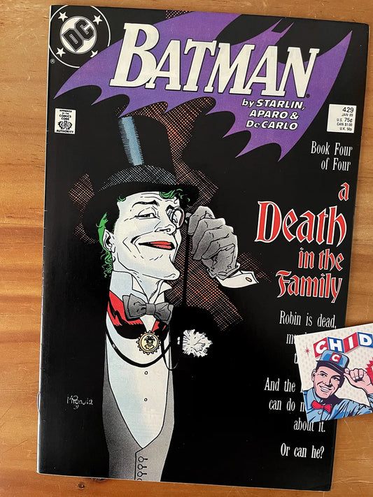 Comic - Batman #429 Death In The Family Muerte De Robin