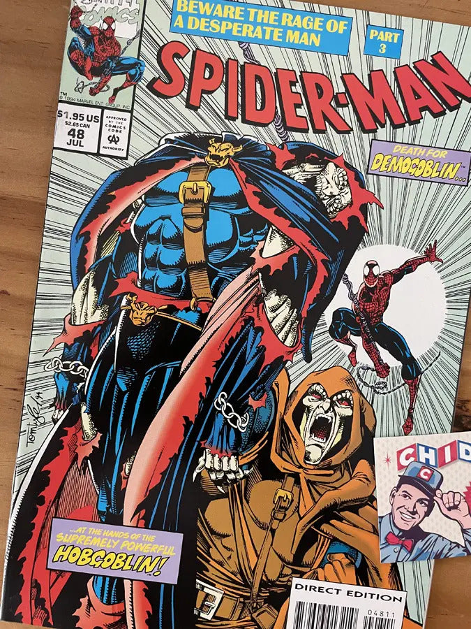Comic - Spider-man #48 Demogoblin Vs Hobgoblin