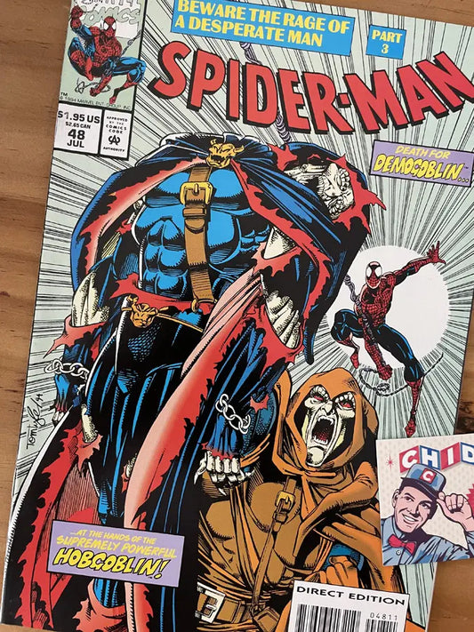 Comic - Spider-man #48 Demogoblin Vs Hobgoblin