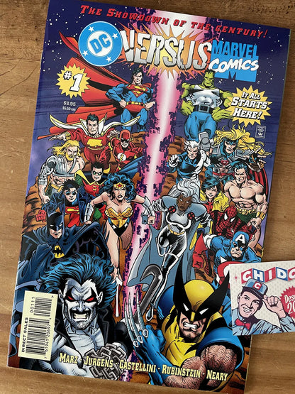 Comic Set - Marvel Vs Dc Wolverine Superman Spider-man