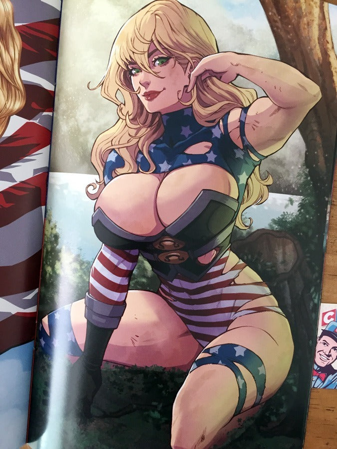 Comic - Patriotika Year Two Sexy Swimsuit Ale Borgobello