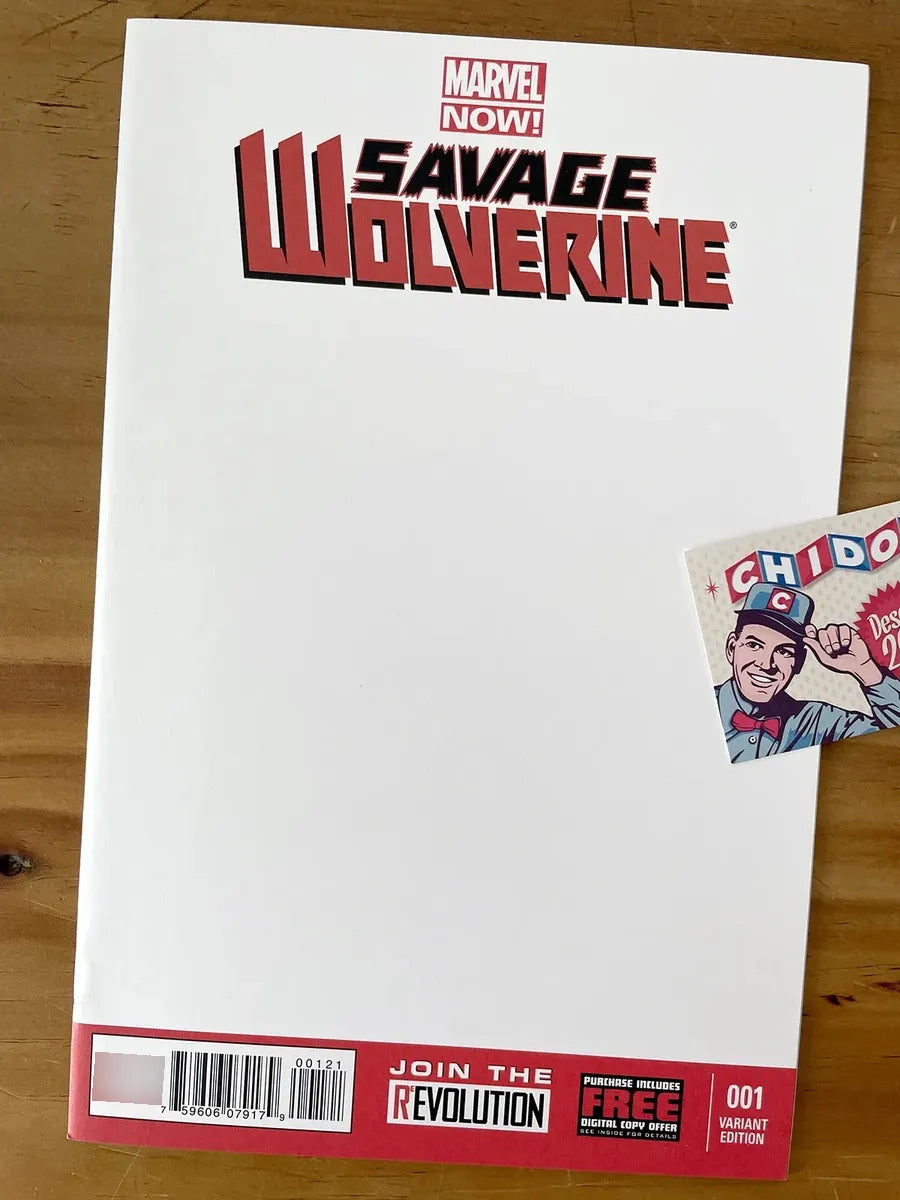 Comic - Savage Wolverine #1 Blank Variant