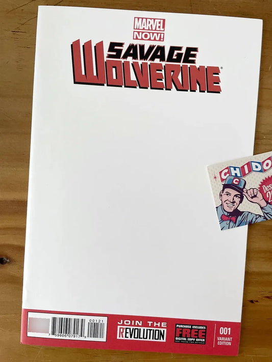 Comic - Savage Wolverine #1 Blank Variant