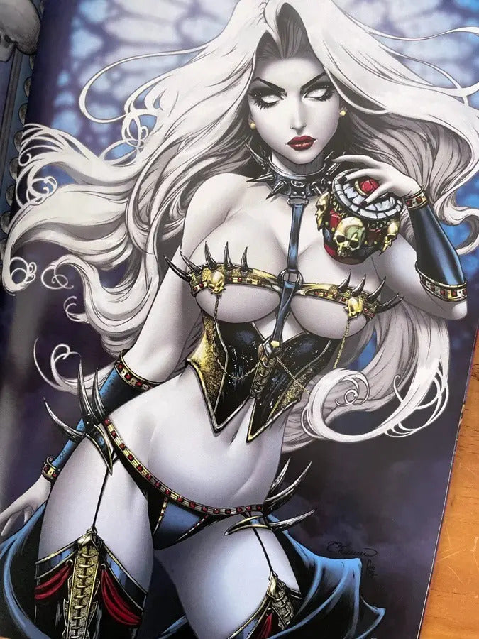 Comic - Lady Death Majestic #1 Naughty Luminous Numerada Coa