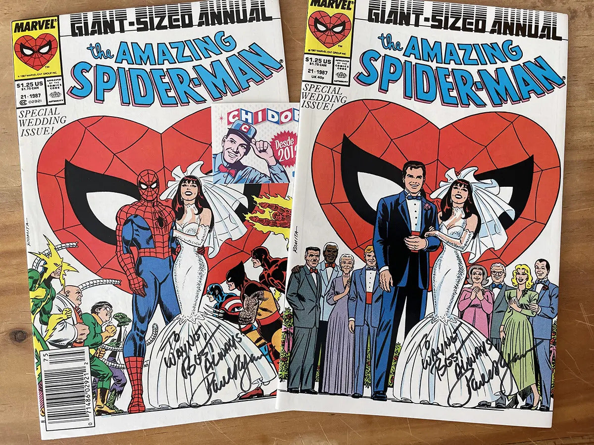 Comic Set - Amazing Spider-man Annual #21 Jim Shooter Firma