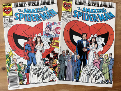 Comic Set - Amazing Spider-man Annual #21 Jim Shooter Firma