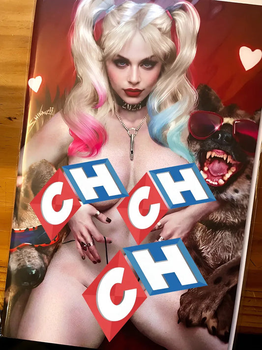 Comic - Power Hour #3 Harley Quinn Shikarii Variant Naughty