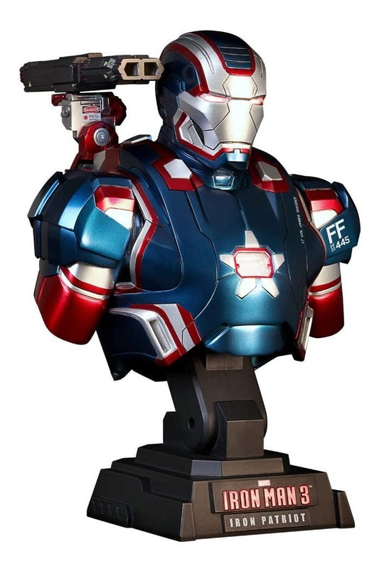 Iron Patriot Bust Busto Iron Man 1/4 Hot Toys Nuevo