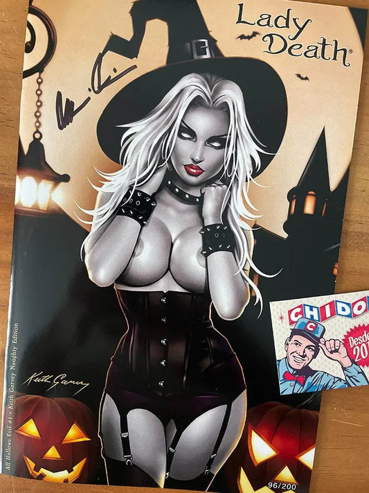 Comic - Lady Death All Hallows Evil #1  Keith Garvey Sexy
