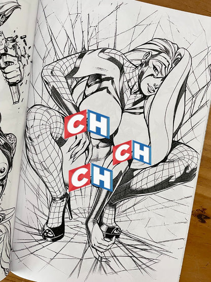 Sketchbook - Gritty & Gorgeous Varese Sexy Cover B Black Cat