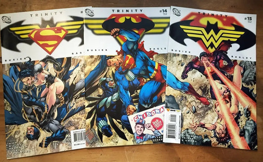Comic Set - Trinity #13-#15 Jim Lee Batman Williams Sinclair