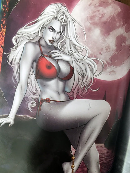 Comic - Lady Death Swimsuit 2020 Firma Pulido Nuevo Foil