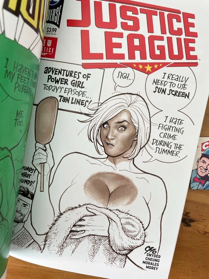 Sketchbook - More Outrage Frank Cho Firmado Exclusivo Sdcc