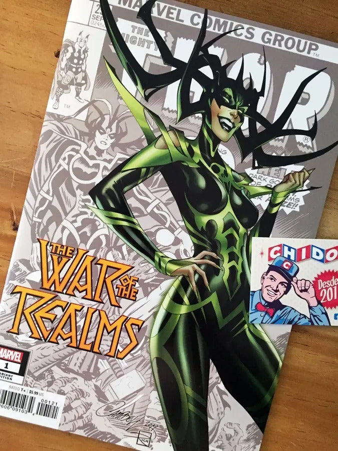 Comic - War Of The Realms #1 Scott Campbell Thor