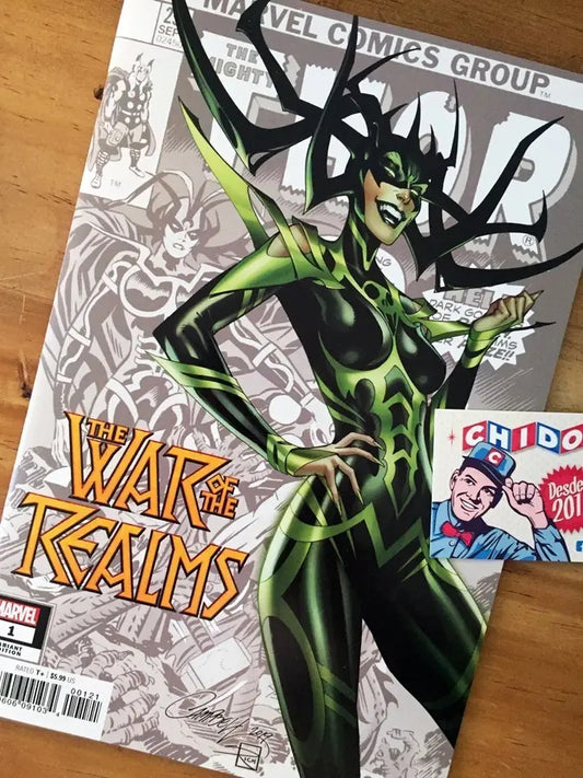 Comic - War Of The Realms #1 Scott Campbell Thor