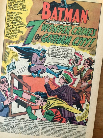 Comic - Detective Comics #368 Batman Robin Fair Bob Kane
