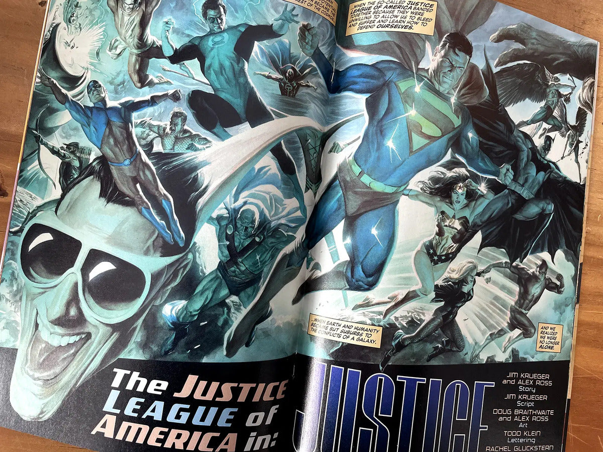 Comic - Justice #1 Alex Ross Justice League Batman Superman