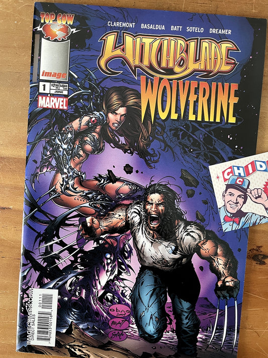 Comic - Wolverine / Witchblade #1 Michael Turner Ebas