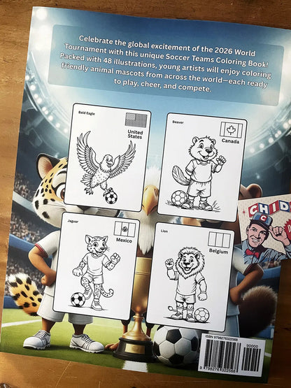2 Libros Para Colorear Mundial Fútbol Album México 2026 Fifa