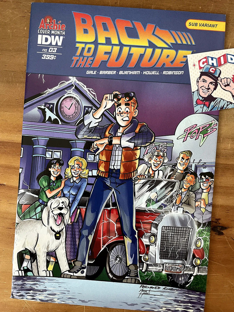 Comic - Back To The Future #3 Archie Comics Mcfly Doc