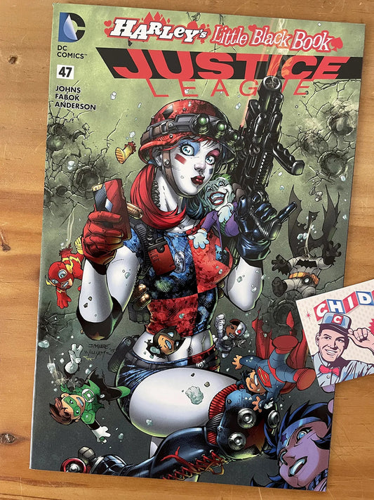 Comic - Justice League #47 Harley Quinn Jim Lee Color