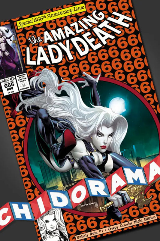 Comic - Lady Death Unholy #1 Firma Coa Spider-man #300 Night