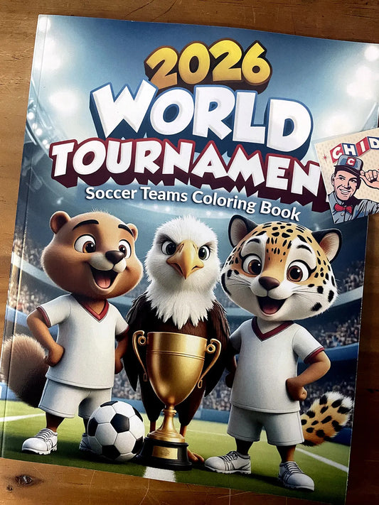 Libro Colorear Niños Mundial Fútbol Album México 2026 Fifa
