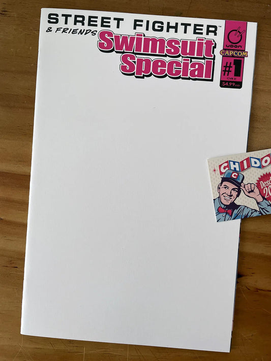 Comic - Street Fighter & Friends Swimsuit #1 Blank Variant