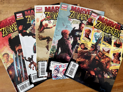 Comic Set - Marvel Zombies Vs Army Of Darkness Suydam