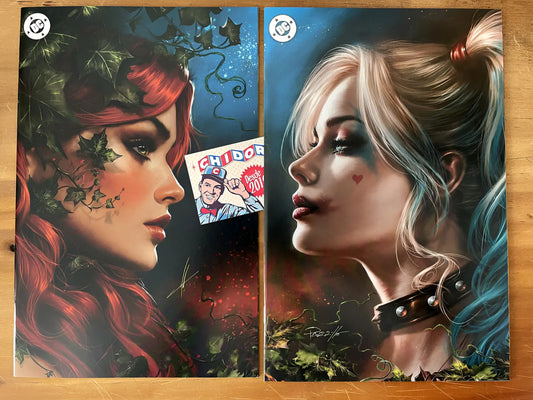 Comic - Poison Ivy 33 Harley Quinn 50 Virgin Cohen Parrillo