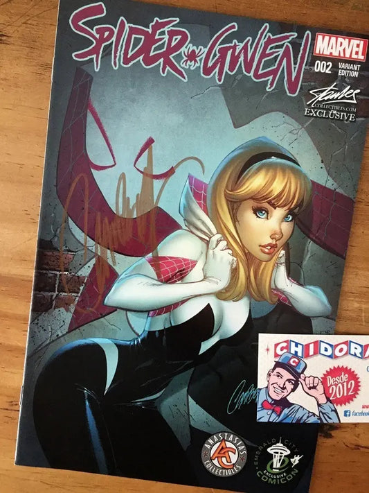 Comic - Spider-gwen #2 Color Var Scott Campbell Firmada