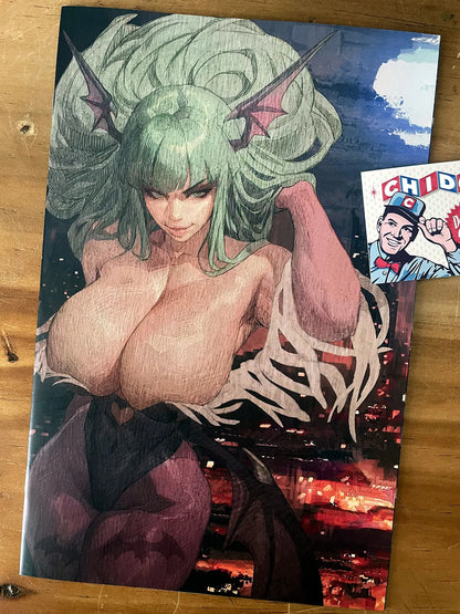 Comic - Street Fighter Darkstalkers Ickpot Felicia Morrigan