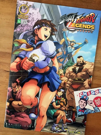 Comic Set - Street Fighter Legends Cammy Chun Li Sakura