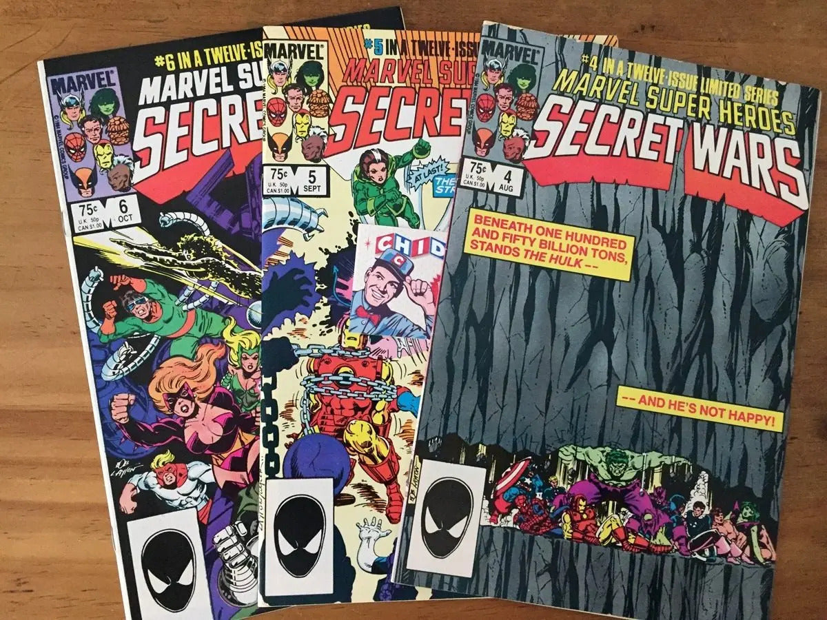Comic Set - Secret Wars 1984 Black Spider-man Jim Shooter