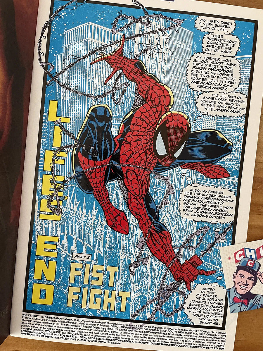 Comic - Wolverine Vs Spider-man #1 Erik Larsen