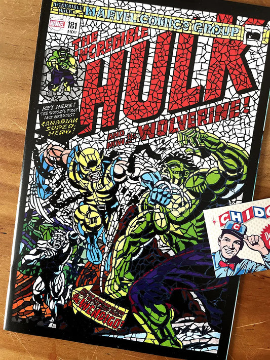 Comic - Wolverine #1 Shattered Variant Hulk Vs Wolverine Coa