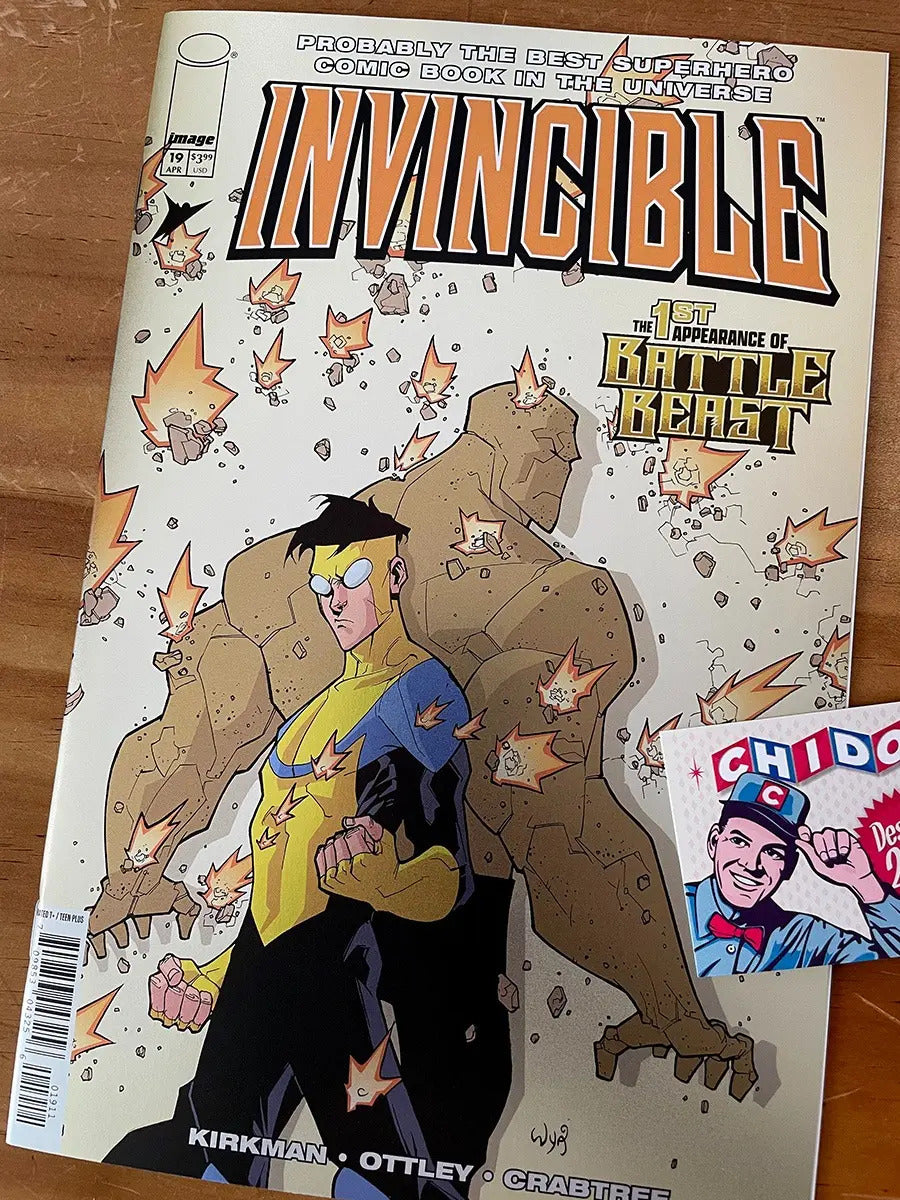 Comic - Invincible #19 Foil 1st Battle Beast Aparición