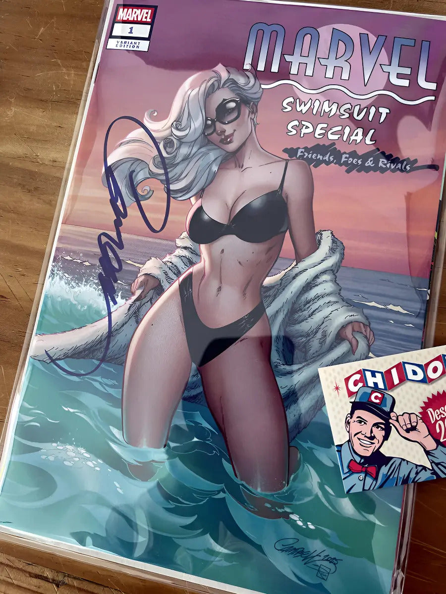Comic - Marvel Swimsuit Special #1 Campbell Firma Black Cat