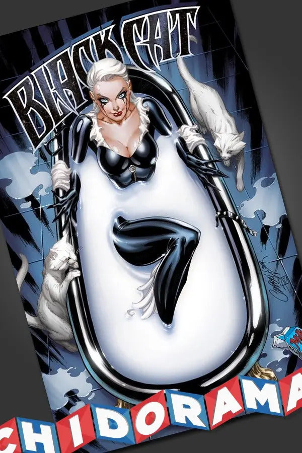 Comic - Black Cat #1 Milk Bathtub Scott Campbell Sexy