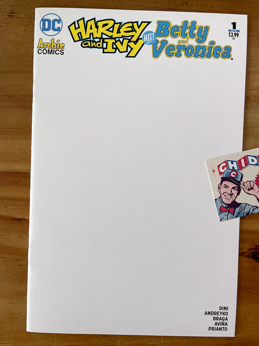 Comic - Harley & Ivy Meet Betty & Veronica #1 Blank Variant