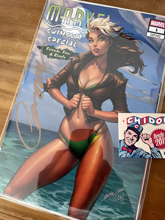 Comic - Marvel Swimsuit Special #1 Campbell Firma Rogue