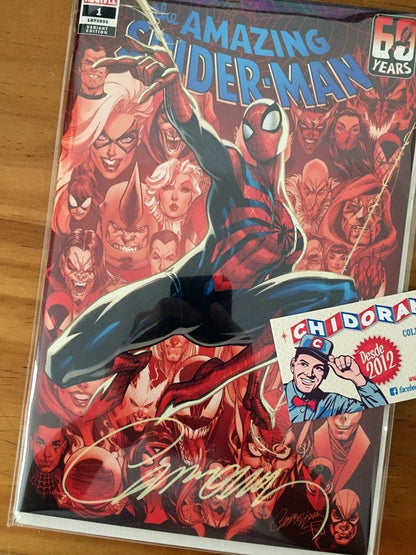 Comic Set - Amazing Spider-man #1 Scott Campbell Firmado Mj