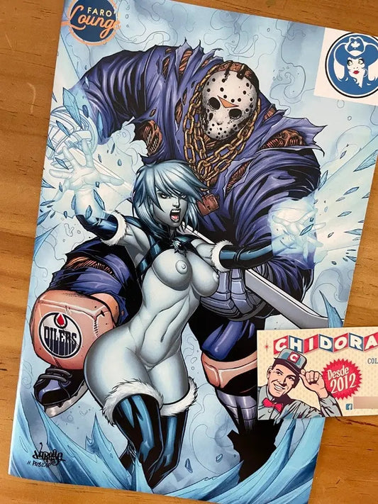Comic - Faro's Lounge Varese Oilers Nhl Sexy Jason Voorhees