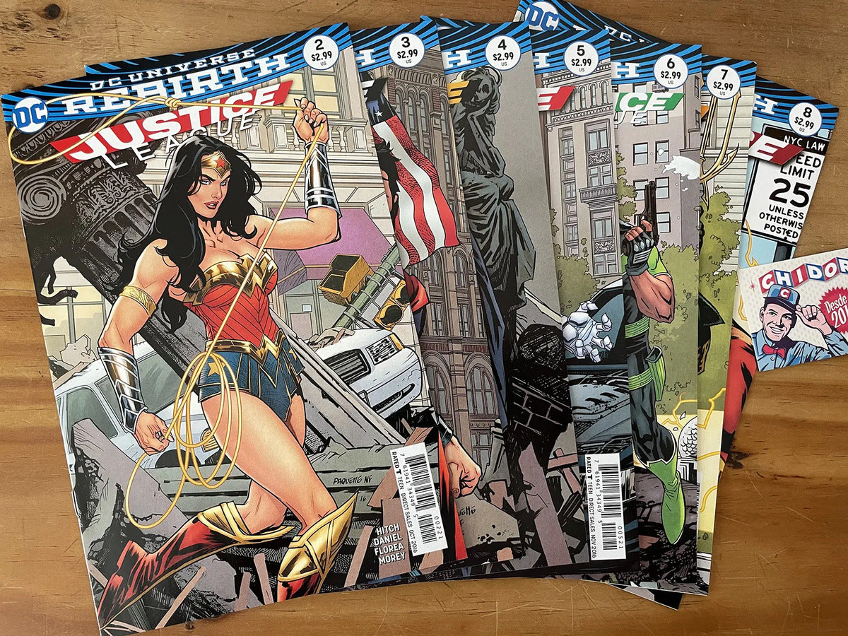 Comic Set - Justice League Dc Rebirth Connecting Batman