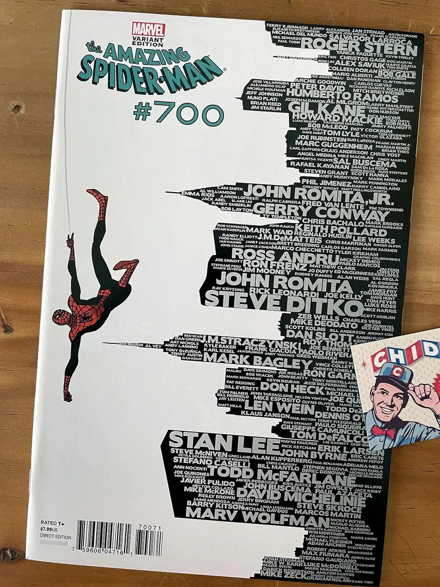 Comic - Amazing Spider-man #700 Nycc Skyline Marcos Martin