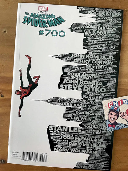 Comic - Amazing Spider-man #700 Nycc Skyline Marcos Martin