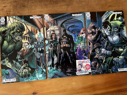 Comic Set - Batman #163 Villains Hush Connecting Set Jim Lee