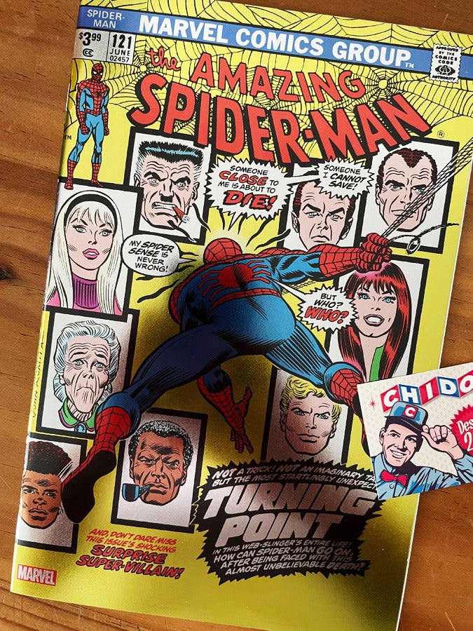 Comic - Amazing Spider-man #121 Foil Death Gwen Stacy Romita