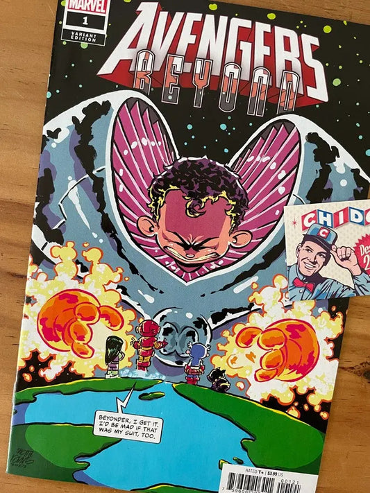 Comic - Avengers Beyond #1 Skottie Young Baby Variant